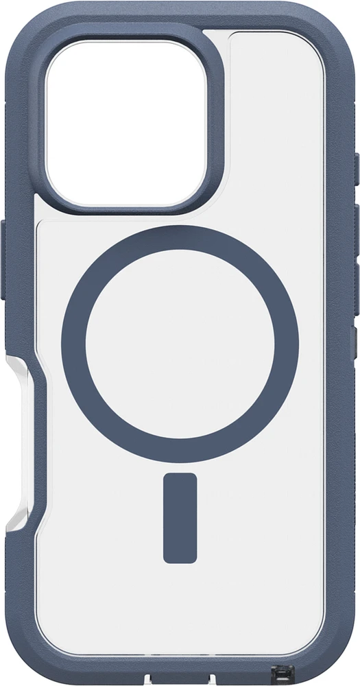 iPhone 16 Pro Otterbox Defender XT Clear Pro w/ MagSafe Series Case - Clear/Blue - Mountain Storm