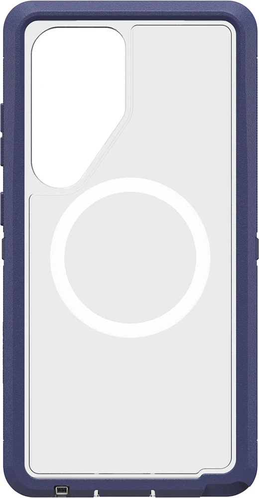 OtterBox 7797642 Étui Defender Pro XT Clear Magnets Violet Thunder pour Samsung Galaxy S25 Ultra