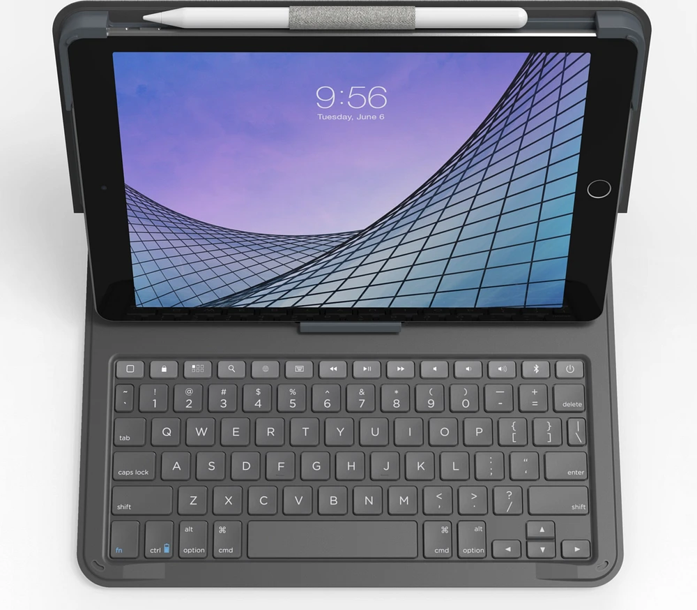 ZAGG Messenger Folio 2 pour iPad 10.9 po 10ème gén (2022) - Charbon