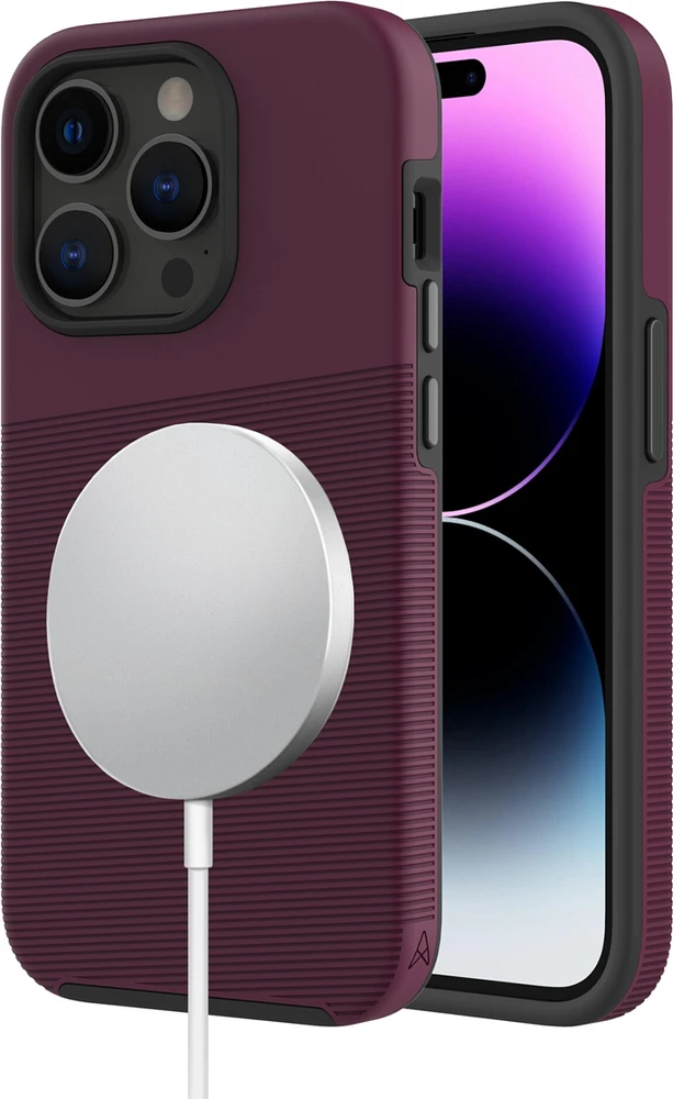AXS Inc. - iPhone 14 Pro Max - PROTech Plus MagSafe Case - Sangria