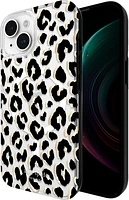 iPhone 15/14/13 Kate Spade Protective Hardshell MagSafe Case - City Leopard