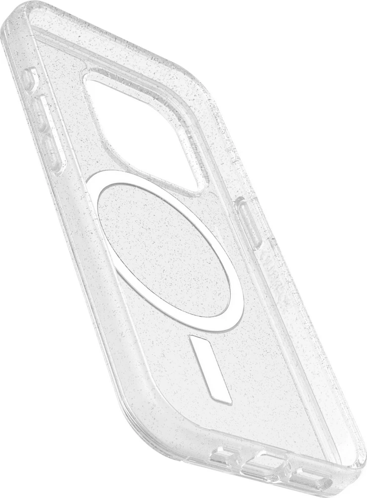 OtterBox 7793034 Étui de Protection Symmetry Clear MagSafe Stardust pour iPhone 15 Pro