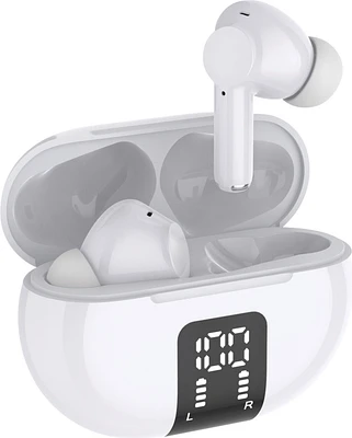 Premium True Wireless Earbuds (Made with Recycled Packaging) - White