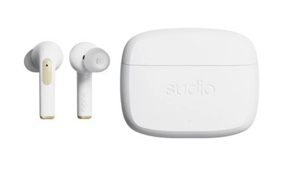 Sudio N2 Pro ANC Wireless Earbuds - White