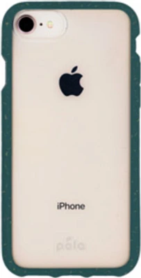 iPhone SE (2020)/8/7/6s/6 Compostable Eco-Friendly Protective Case - Clear/Green