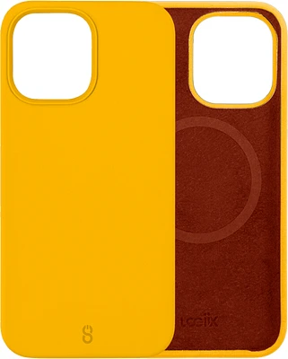 LOGiiX - iPhone 13 Pro - Silicone Case Vibrance Mag - Mustard Yellow