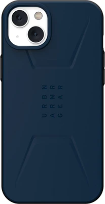 Étui Civilian compatible avec MagSafe UAG - iPhone 14 Plus, bleu (Mallard)