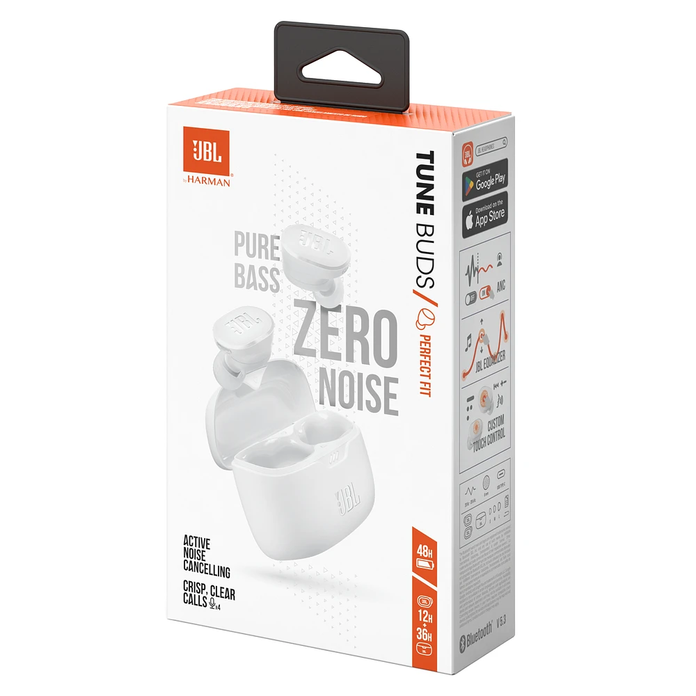 JBL Tune Buds - Blanc