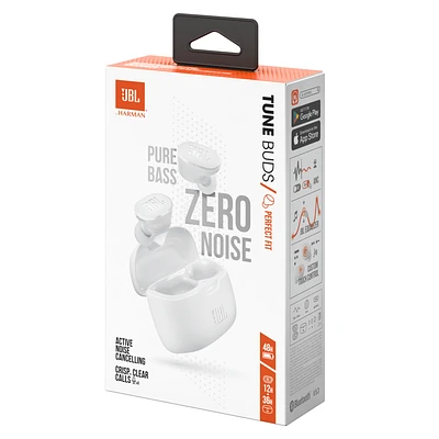 JBL Tune Buds - Blanc