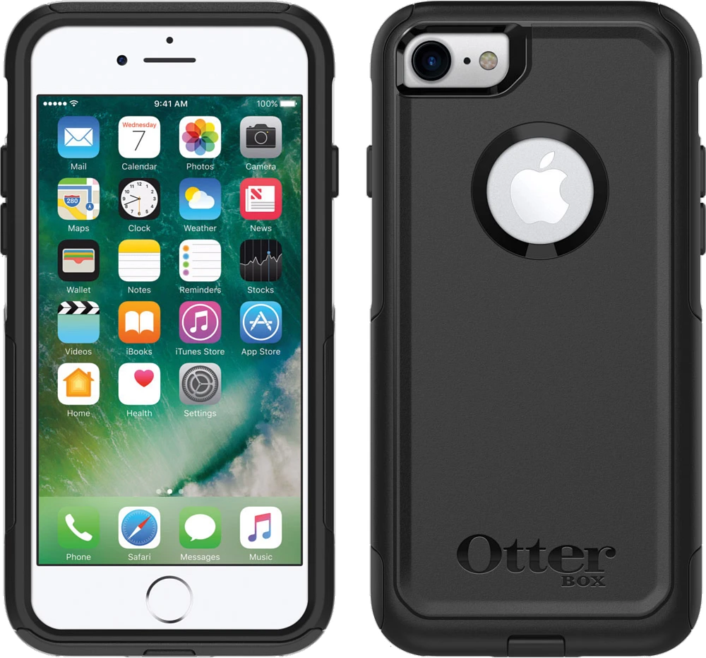 OtterBox 7756650 Étui de Protection Commuter Noir pour iPhone SE 2020/8/7