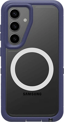 OtterBox 7797642 Étui Defender Pro XT Clear Magnets Violet Thunder pour Samsung Galaxy S25 Ultra