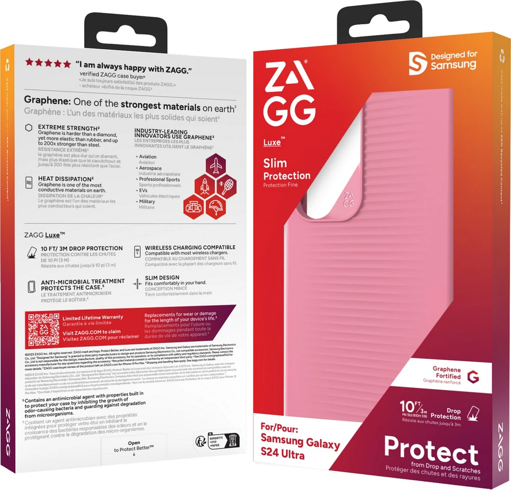 tui Luxe de ZAGG (GEAR4) pour Samsung Galaxy S24 Ultra 5G