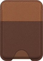OtterBox - Symmetry Cactus Leather MagSafe Wallet - Rich Adobe