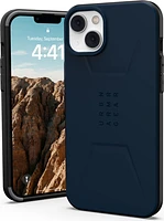 Étui Civilian compatible avec MagSafe UAG - iPhone 14 Plus, bleu (Mallard)