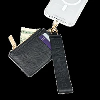Universal Case-Mate Essential Phone Strap with Wallet - Black