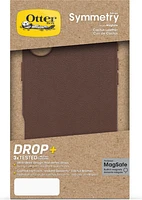 iPhone 16 Plus Otterbox Symmetry Cactus Leather w/MagSafe case - Brown - Rich Adobe