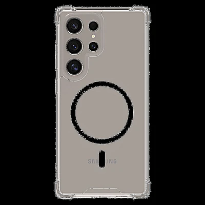 DropZone Rugged Compatible w/MagSafe Case Clear for Samsung Galaxy S25 Ultra