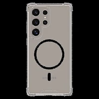 DropZone Rugged Compatible w/MagSafe Case Clear for Samsung Galaxy S25 Ultra