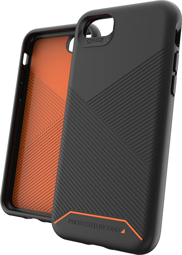 Gear4 étui Denali en D3O - iPhone SE (2022/2020)/8, noir