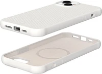 Étui Dot compatible avec MagSafe UAG - iPhone 14 Plus, blanc (Marshmallow)