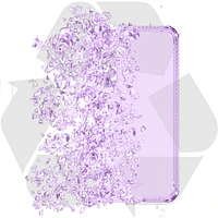 Spectrum_R Clear Case Light Purple for Samsung Galaxy S25