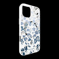 iPhone 16 Plus Kate Spade Protective Prints MagSafe Case - Flowerbed Blue