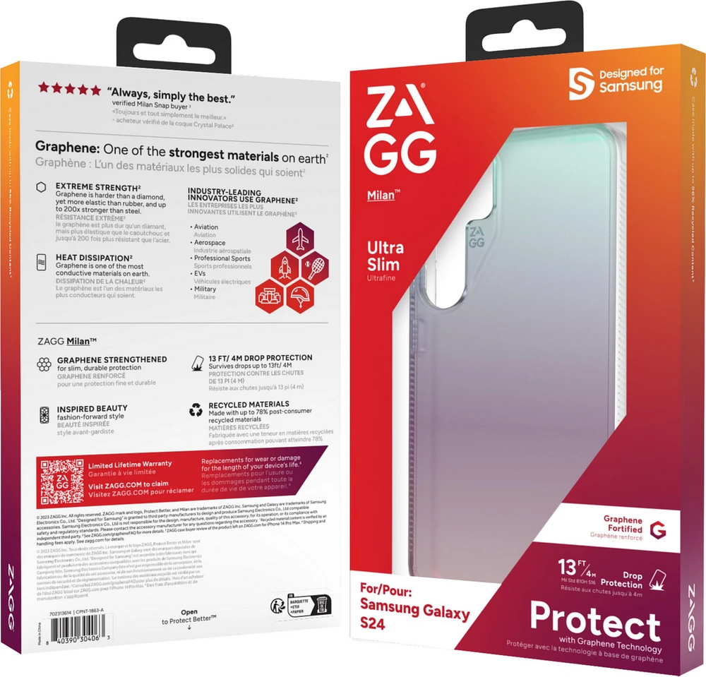 Zagg - Milan Case For Samsung Galaxy S24