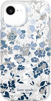 Kate Spade KS056564 Étui de Protective avec MagSafe Flowerbed Blue pour iPhone 16e/15/14/13