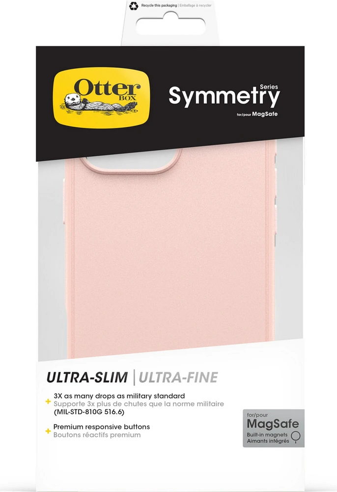 iPhone 16 Pro Max Otterbox Symmetry w/ MagSafe Series Case - Pink - Ballet Shoes