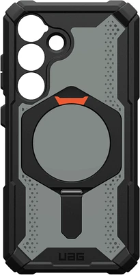 Plasma XTE Rugged Kickstand Case w/Magnet Black/Orange for Samsung Galaxy S25