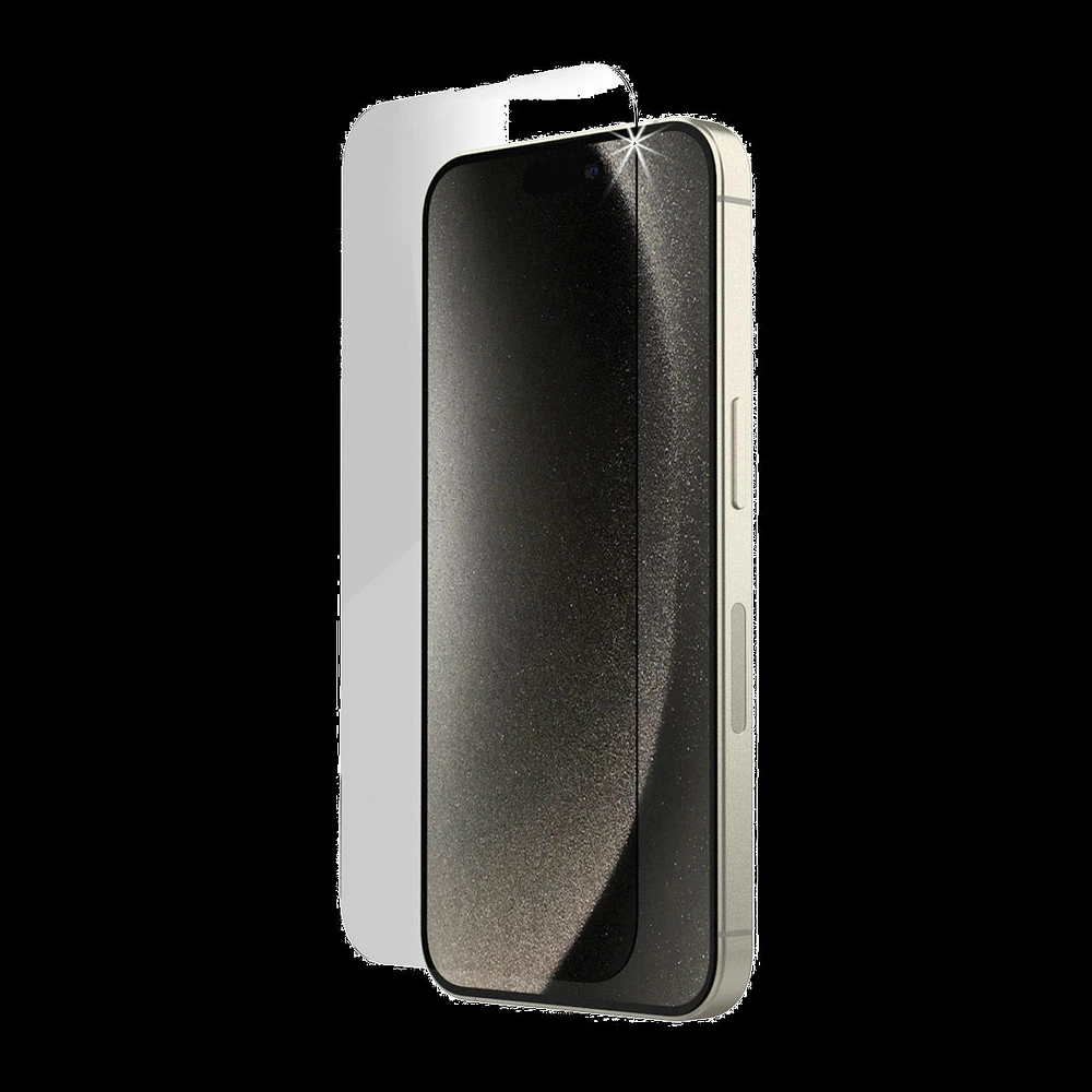 Protecteur d’écran en verre trempé HD d'HyperGear pour iPhone Pro
