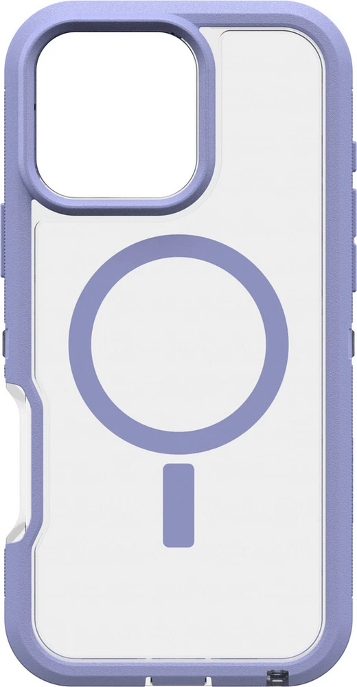 OtterBox - Defender Pro XT Clear MagSafe Case for Apple iPhone 16 Pro Max - Lavender Haze