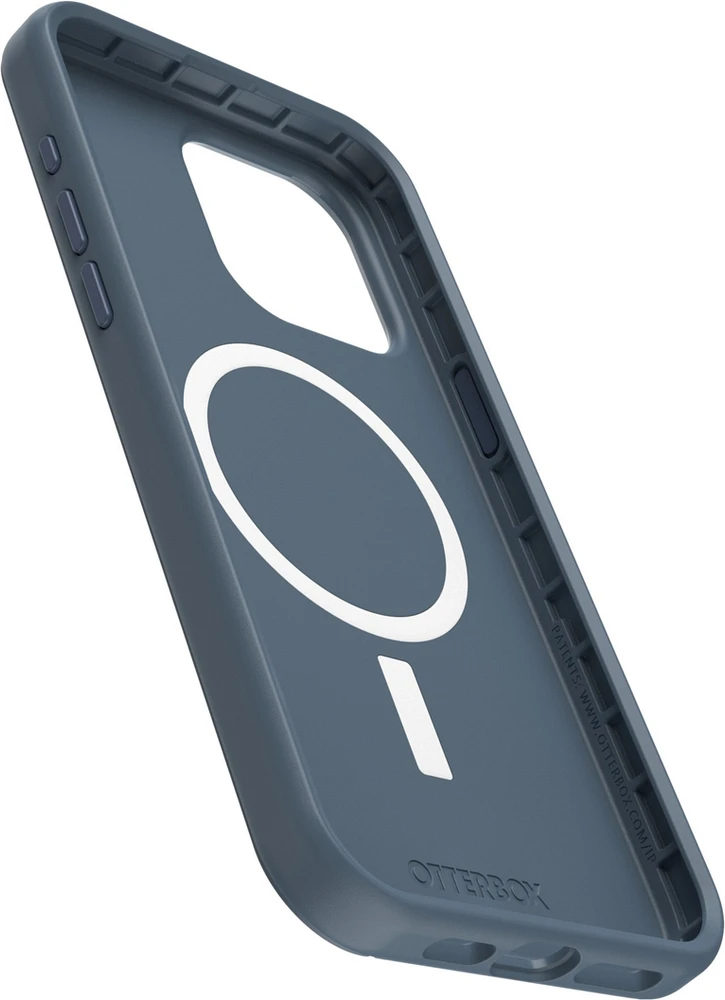 OtterBox 7792902 Étui de Protection Symmetry MagSafe Bluetiful pour iPhone 15 Pro Max