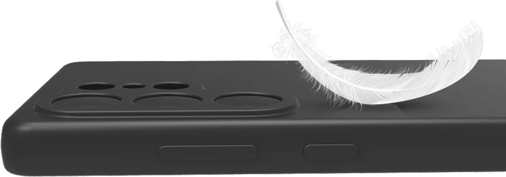 Avana SGZUAVSIKBLCK Étui Velvet Compatible avec MagSafe Ash pour Samsung Galaxy S25 Ultra