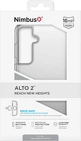 Alto 2 Case with Magnetic Ring Clear for Samsung Galaxy S25+