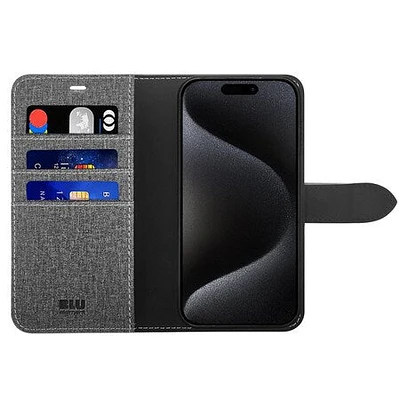 Folio 2 in 1 Case Grey for iPhone 16 Pro Max
