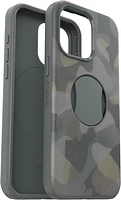 iPhone 15 Pro Max Otterbox OtterGrip Symmetry w/ MagSafe Series Case - Grey (Iron Camo)