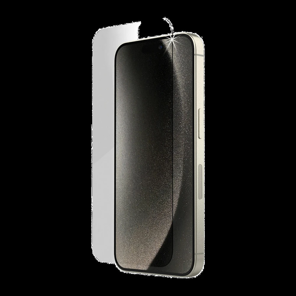 Protecteur d’écran en verre trempé HD d'HyperGear pour iPhone 16 Pro Max