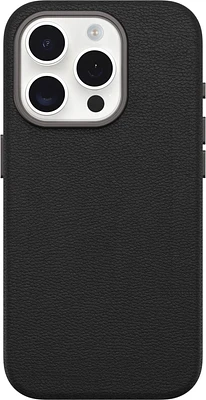 iPhone 16 Pro Max Otterbox Symmetry Cactus Leather w/MagSafe case - Black - Noir Ash