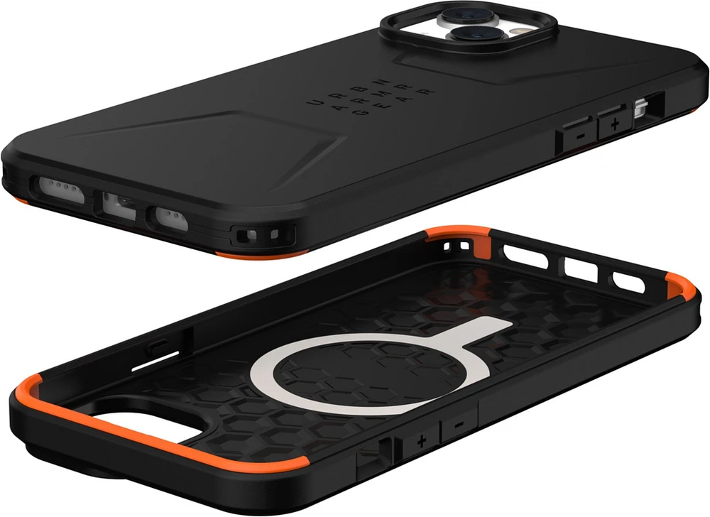 Étui Civilian compatible avec MagSafe UAG - iPhone 14 Plus, noir