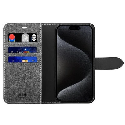 Folio 2 in 1 Case Grey for iPhone 16