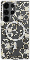 Samsung Galaxy S25 Ultra Case-Mate Floral Gems Case w/Magnets - Gold