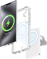 Hybrid_R Clear Case Compatible w/MagSafe for Samsung Galaxy S25+