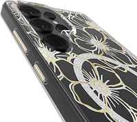 Samsung Galaxy S25 Ultra Case-Mate Floral Gems Case w/Magnets - Gold