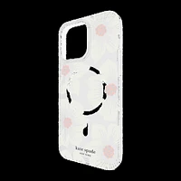 iPhone 15 Pro Max Kate Spade Protective Hardshell MagSafe Case - Hollyhock