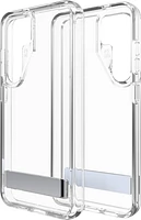 Zagg - Crystal Palace Case With Kick Stand For Samsung Galaxy S24 - Clear