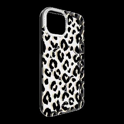 iPhone 15/14/13 Kate Spade Protective Hardshell MagSafe Case - City Leopard