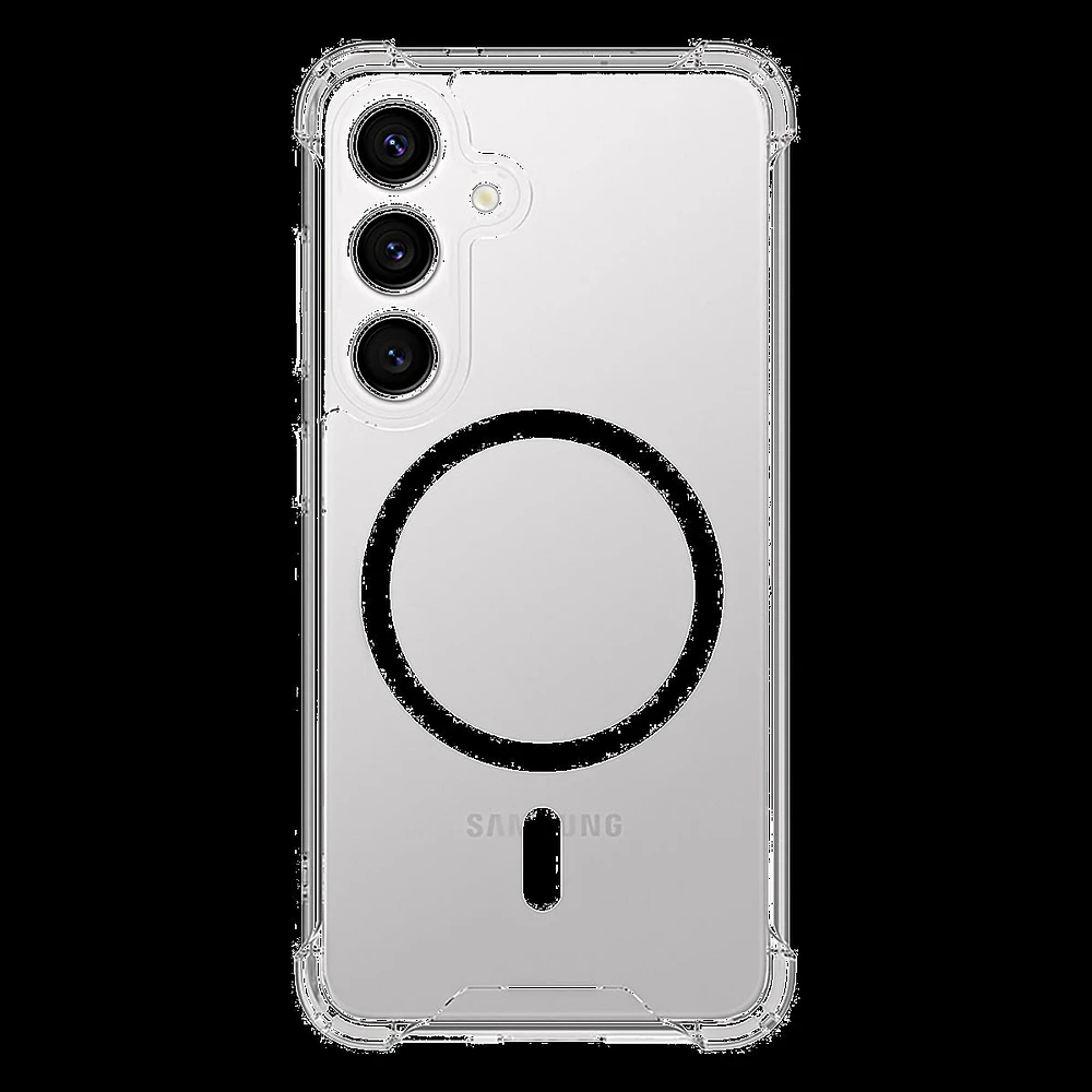 DropZone Rugged Compatible w/MagSafe Case Clear for Samsung Galaxy S25