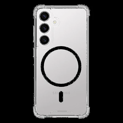 DropZone Rugged Compatible w/MagSafe Case Clear for Samsung Galaxy S25