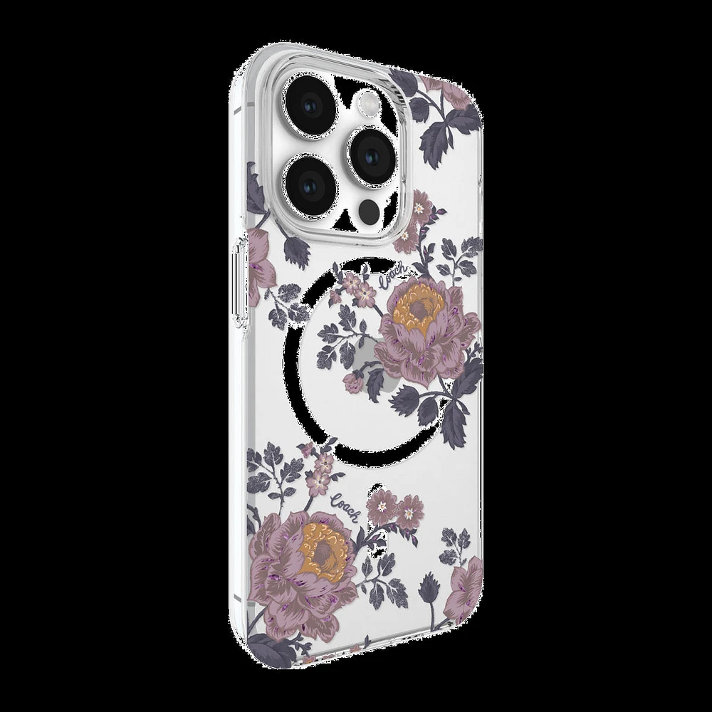 iPhone 15 Pro Coach Protective Case w/Magsafe - Moody Floral